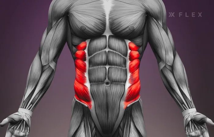 The oblique muscles